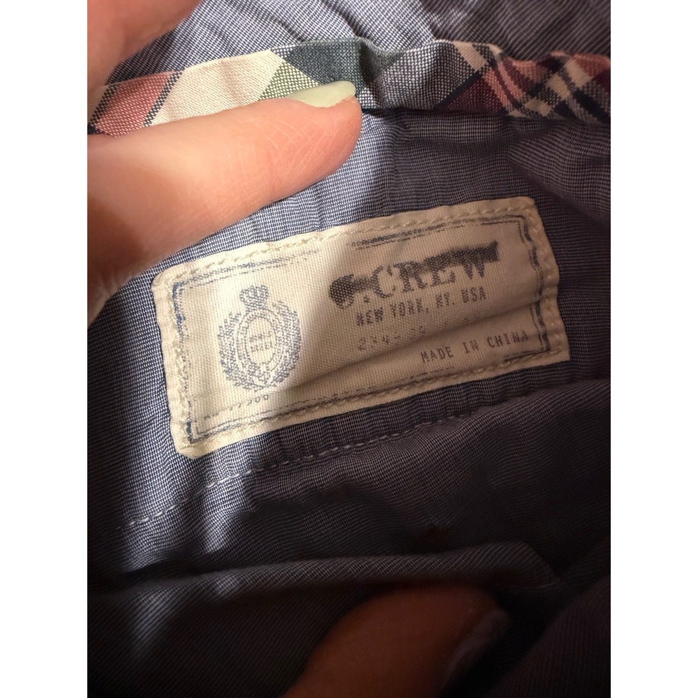 J.Crew Mens Blue White Seersucker Pinstripe Shorts 100% Cotton Size 32W - Picture 3 of 4